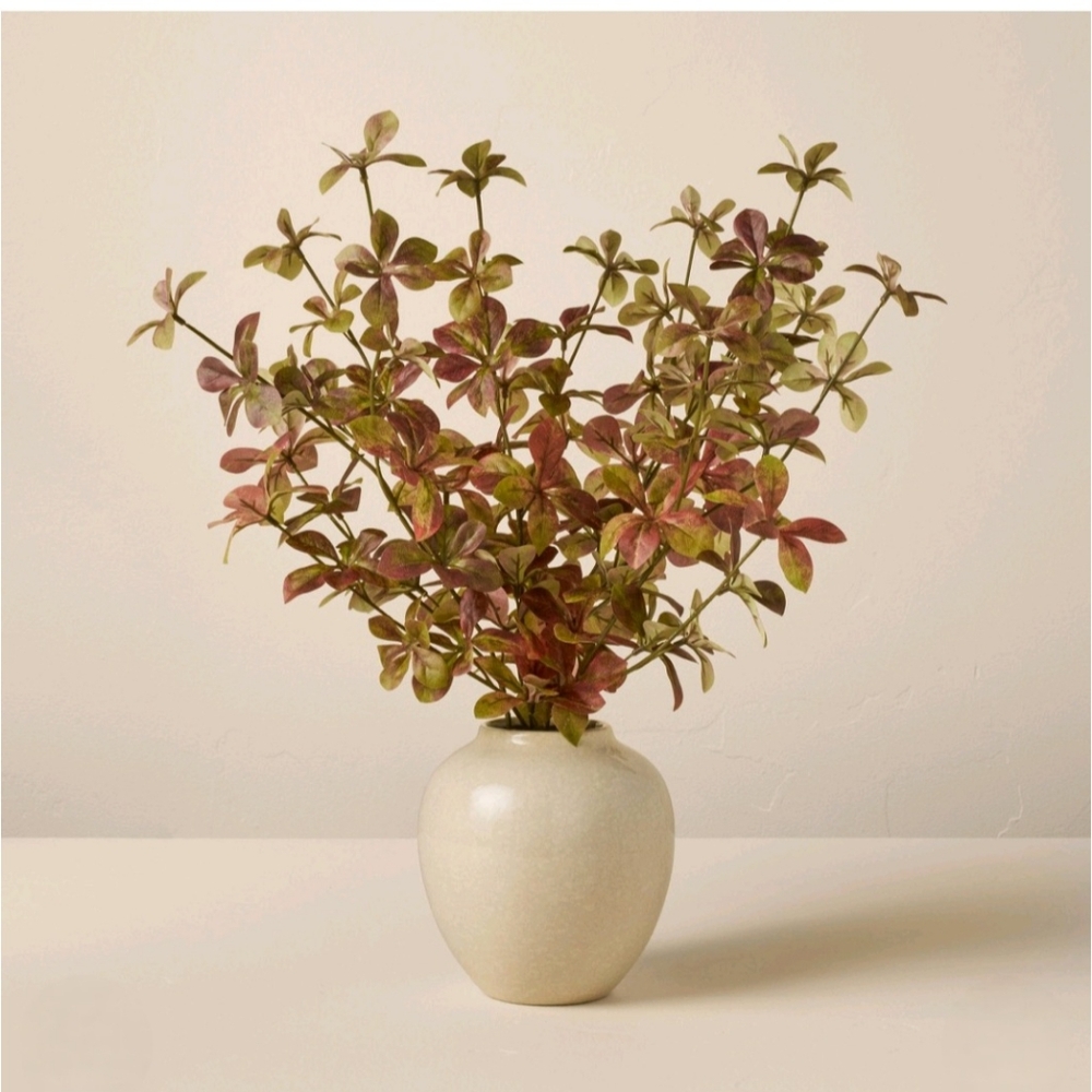 Hearth and Hand with Magnolia 17" Faux Rusted Quince Leaf Fall Arrangement